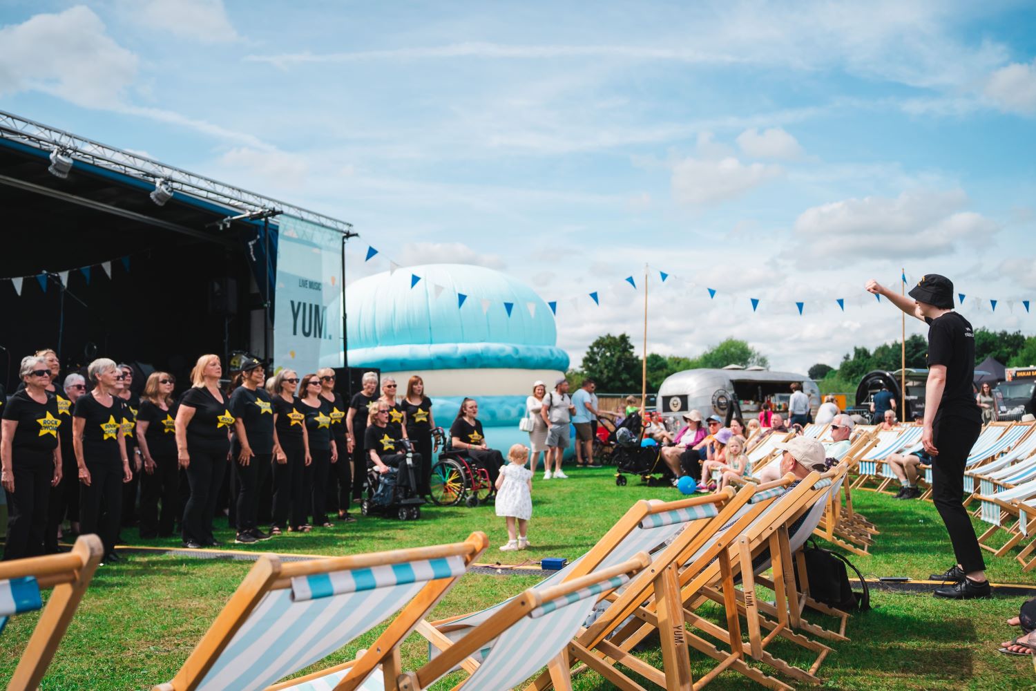 The North Leeds Food Festival Accessibility Page - Rock Choir Performance