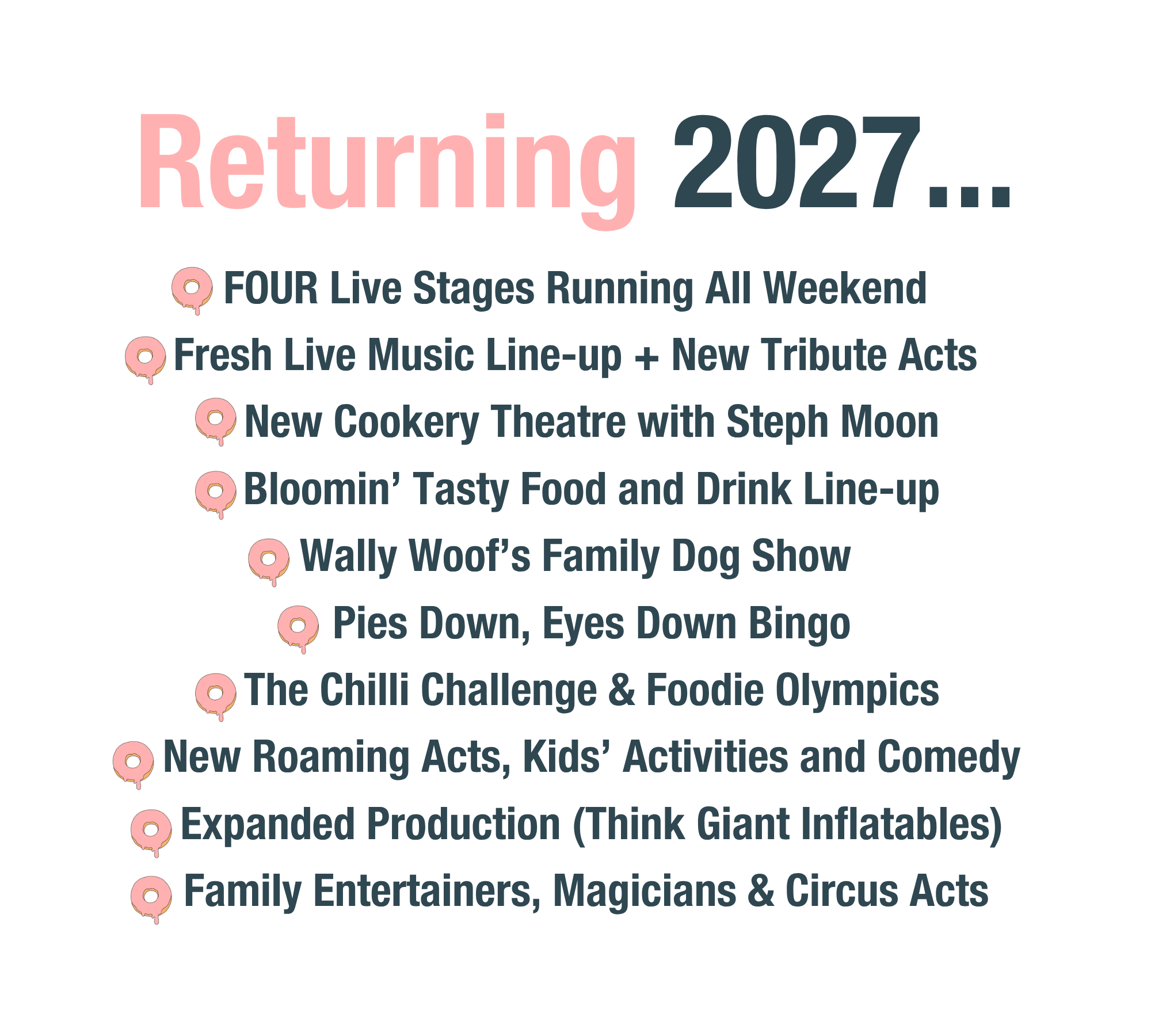 Returning 2027 to the North Leeds Food Festival